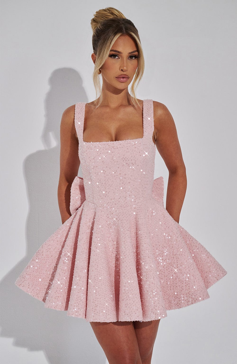 Dorothy Mini Dress - Blush - Napalia
