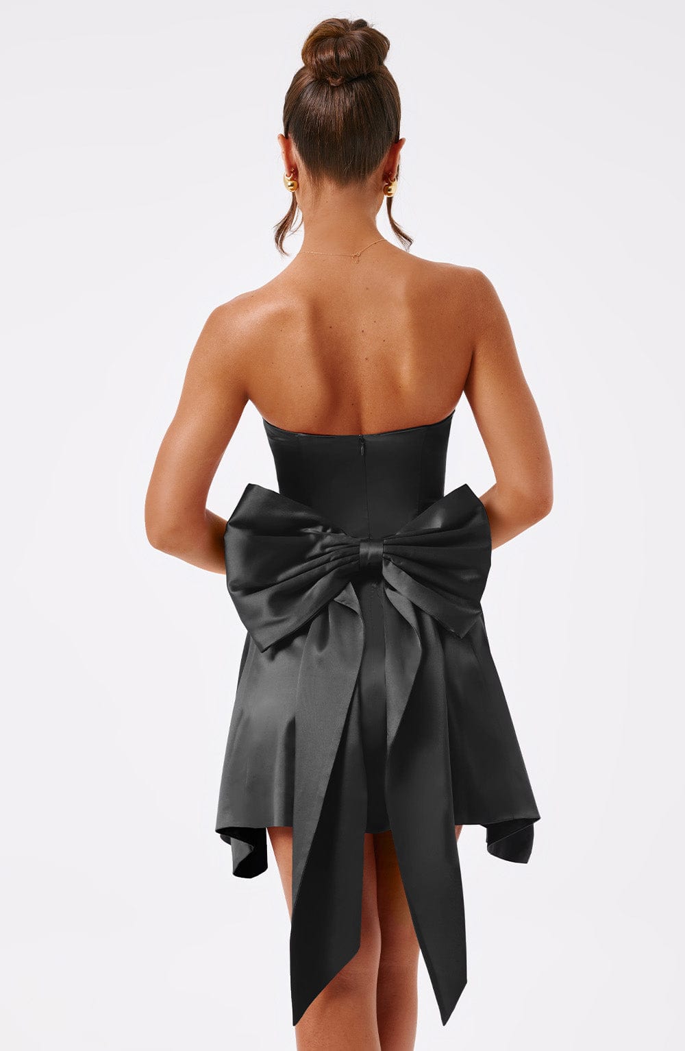 Freja Mini Dress - Black - Napalia