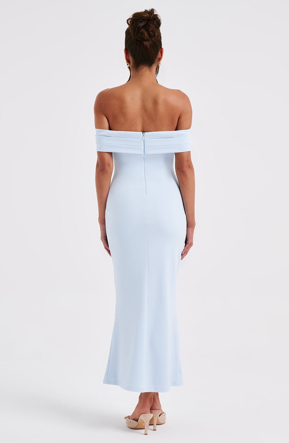 Bex Midi Dress - Blue - Napalia