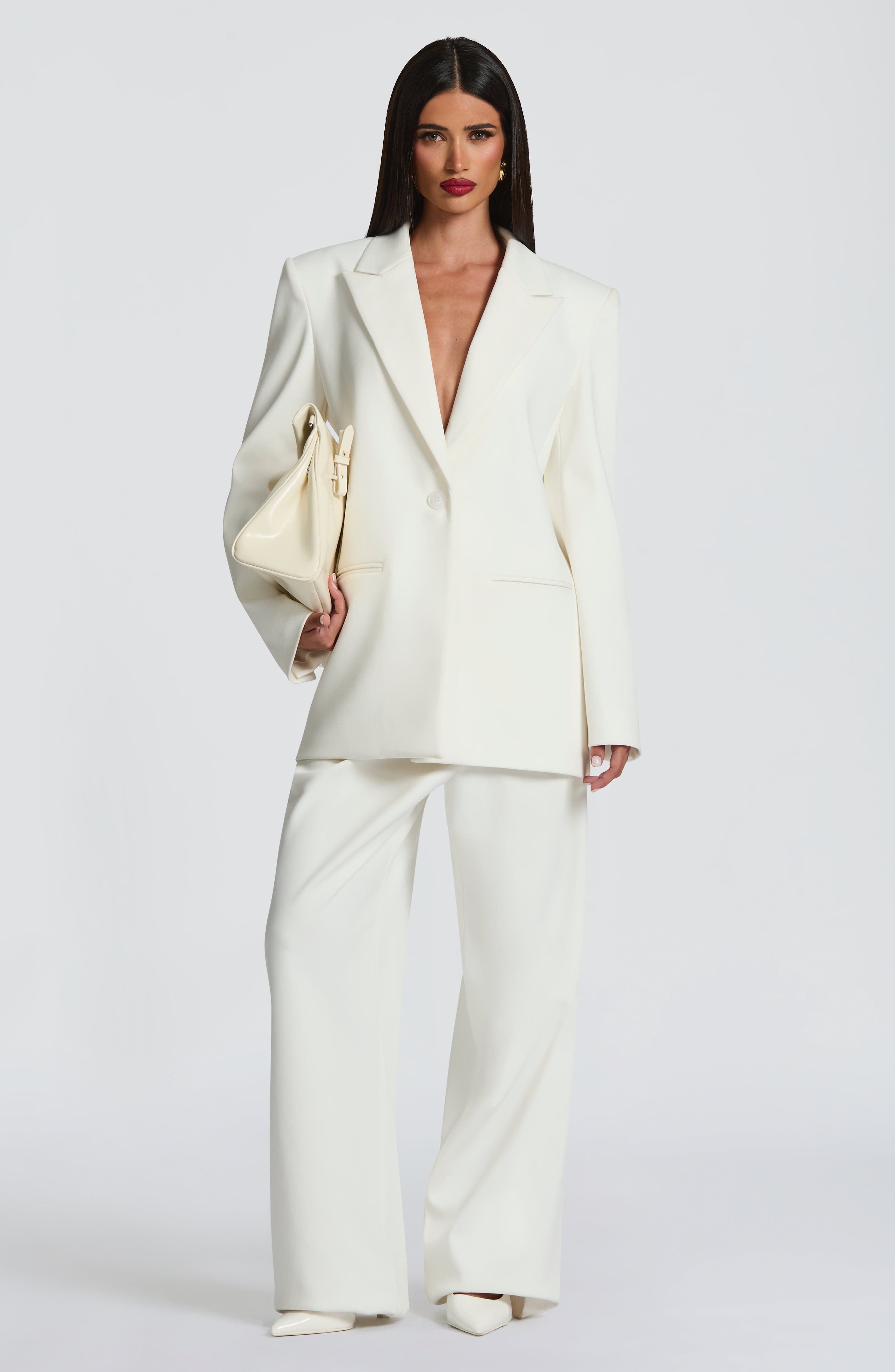 Kirsty Pants - Ivory - Napalia