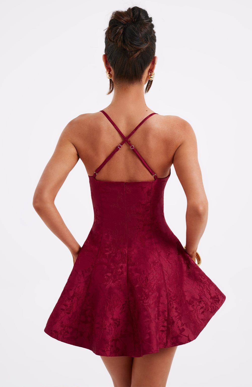 Leila Playsuit - Red - Napalia