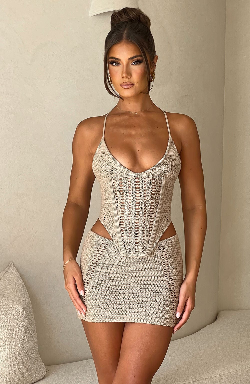 Selma Top - Beige - Napalia